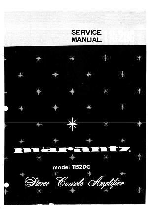 Service manual Marantz 1152DC ― Manual-Shop.ru