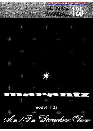 Service manual Marantz 125 ― Manual-Shop.ru