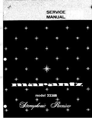 Сервисная инструкция Marantz 2238B ― Manual-Shop.ru