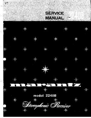 Сервисная инструкция Marantz 2240B ― Manual-Shop.ru