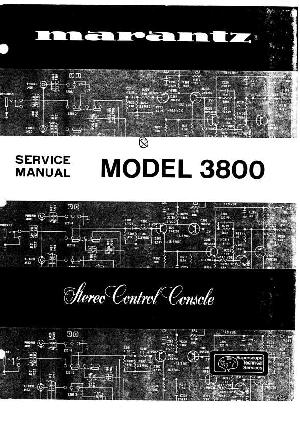 Service manual Marantz 3800 ― Manual-Shop.ru