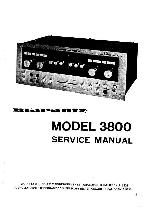 Service manual Marantz 3800