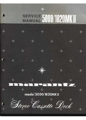 Service manual Marantz 5000 1820MKII ― Manual-Shop.ru