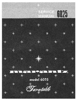 Service manual Marantz 6025 ― Manual-Shop.ru