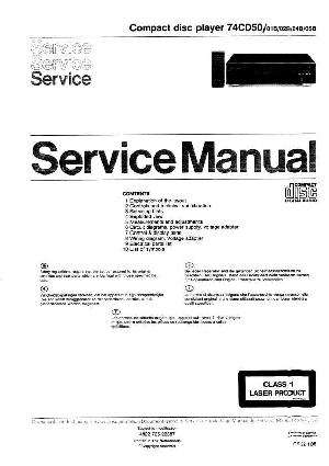 Service manual Marantz 74CD50 ― Manual-Shop.ru