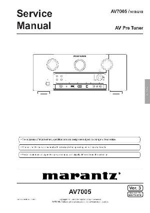 Service manual Marantz AV-7005 ― Manual-Shop.ru