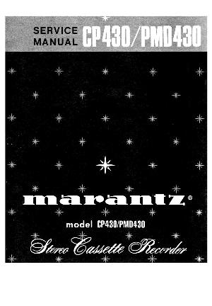 Сервисная инструкция Marantz CP-430, PMD-430 ― Manual-Shop.ru