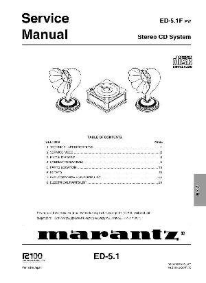 Сервисная инструкция Marantz ED-5.1 ― Manual-Shop.ru