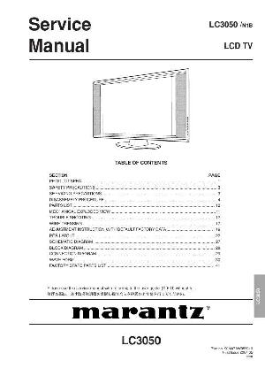 Сервисная инструкция Marantz LC-3050 ― Manual-Shop.ru