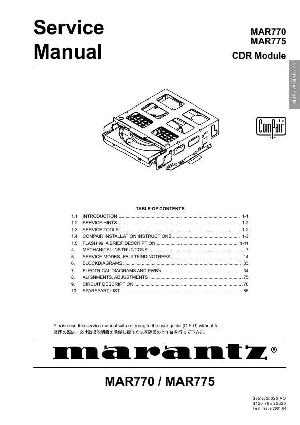 Service manual Marantz MAR-775 ― Manual-Shop.ru
