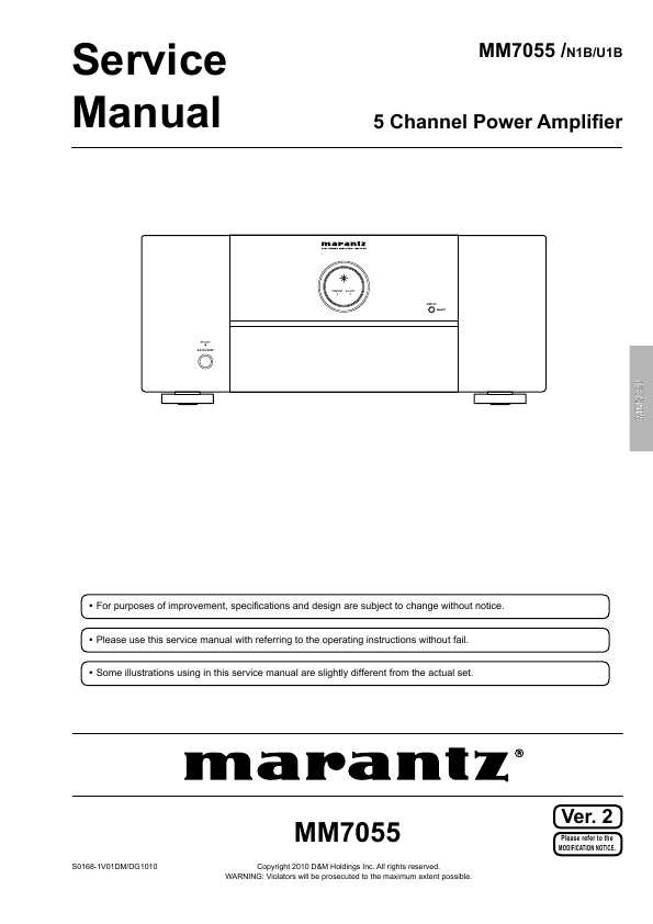 Marantz Sr-19Ex Service Manual