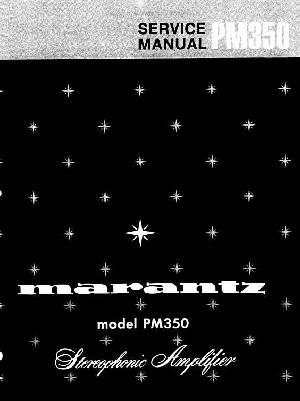 Сервисная инструкция Marantz PM-350 ― Manual-Shop.ru