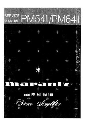 Service manual Marantz PM-54II_64II ― Manual-Shop.ru