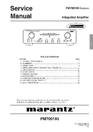 Service manual Marantz PM-7001KI ― Manual-Shop.ru