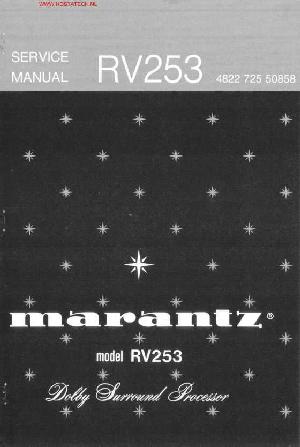 Сервисная инструкция Marantz RV-253 ― Manual-Shop.ru