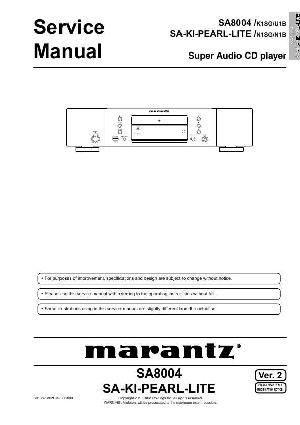 Сервисная инструкция Marantz SA-8004 SA-KI-PEARL-LITE ― Manual-Shop.ru