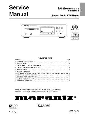 Сервисная инструкция Marantz SA-8260 ― Manual-Shop.ru