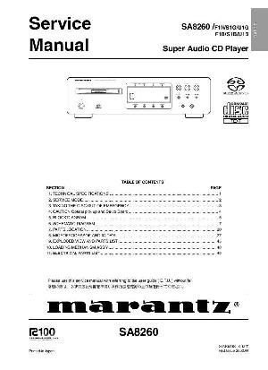 Сервисная инструкция Marantz SA-8260 ― Manual-Shop.ru
