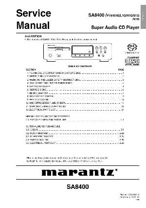 Сервисная инструкция Marantz SA-8400 ― Manual-Shop.ru