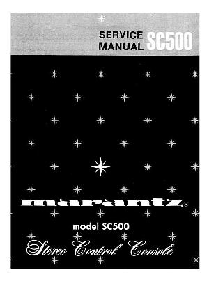 Сервисная инструкция Marantz SC-500 ― Manual-Shop.ru