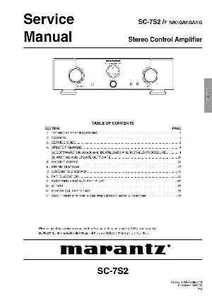 Сервисная инструкция Marantz SC-7S2 ― Manual-Shop.ru