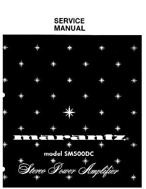 Сервисная инструкция Marantz SM-500DC ― Manual-Shop.ru