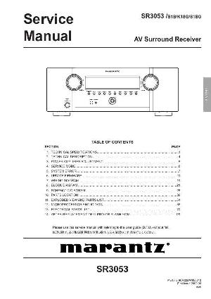 Сервисная инструкция Marantz SR-3053 ― Manual-Shop.ru