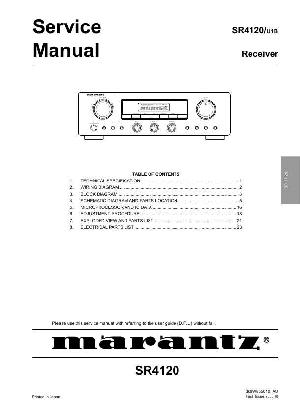 Сервисная инструкция Marantz SR-4120 ― Manual-Shop.ru