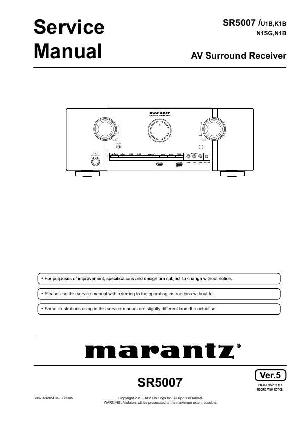 Сервисная инструкция Marantz SR-5007 ― Manual-Shop.ru