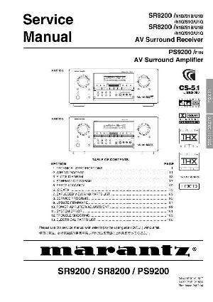 Service manual Marantz SR-8200, SR-9200, PS-9200 ― Manual-Shop.ru