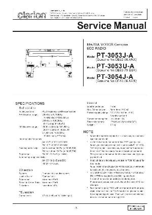 Сервисная инструкция Clarion PT-3053U, 3054J ― Manual-Shop.ru
