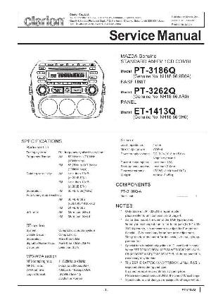 Сервисная инструкция Clarion PT-3186Q, 3262Q ― Manual-Shop.ru