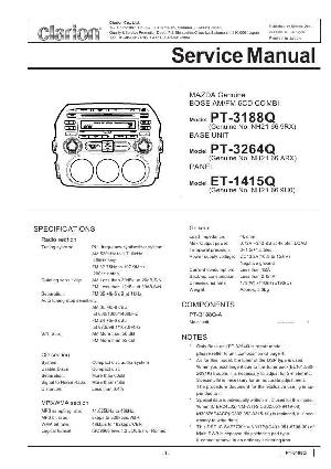 Сервисная инструкция Clarion PT-3188Q, 3264Q ― Manual-Shop.ru