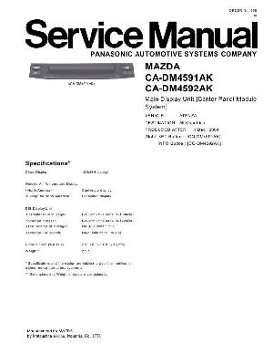 Сервисная инструкция PANASONIC CA-DM4591AK ― Manual-Shop.ru