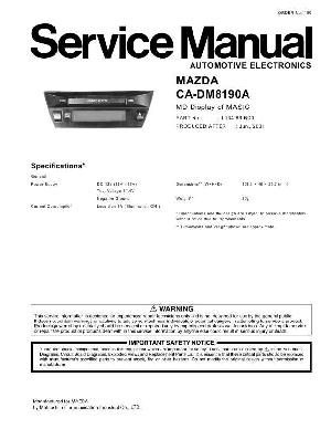 Service manual PANASONIC CA-DM8190A ― Manual-Shop.ru