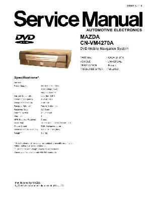 Сервисная инструкция Panasonic CN-VM4270A ― Manual-Shop.ru