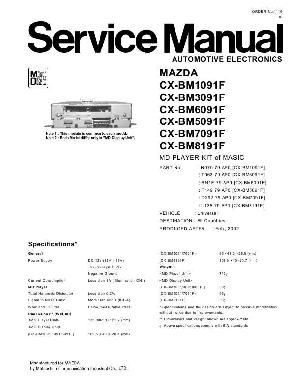 Сервисная инструкция PANASONIC CX-BM1091, CX-BM3091, CX-BM5091, CX-BM6091, CX-BM7091, CX-BM8191 ― Manual-Shop.ru