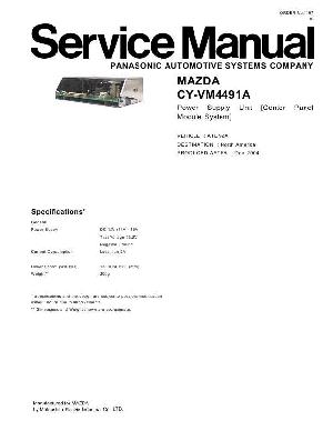 Service manual PANASONIC CY-VM4491A ― Manual-Shop.ru
