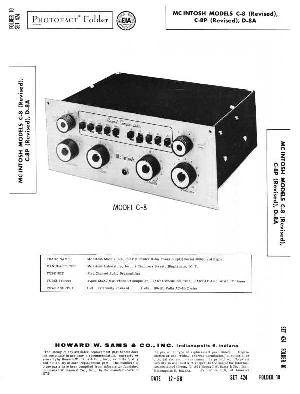 Сервисная инструкция McIntosh C8 ― Manual-Shop.ru