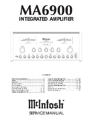 Service manual McIntosh MA6900 ― Manual-Shop.ru