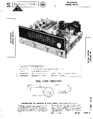 Сервисная инструкция McIntosh MR55 ― Manual-Shop.ru