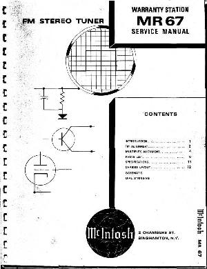 Service manual McIntosh MR67 ― Manual-Shop.ru