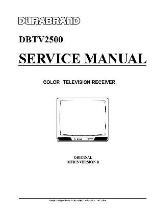 Сервисная инструкция Memorex DBTV2500 DURABRAND ― Manual-Shop.ru