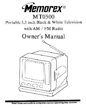 Сервисная инструкция Memorex MT0500 ― Manual-Shop.ru