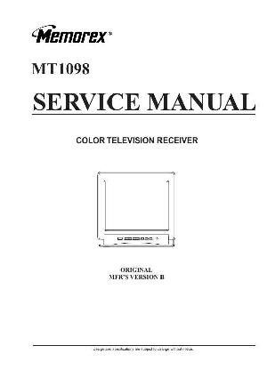 Сервисная инструкция Memorex MT1098 ― Manual-Shop.ru
