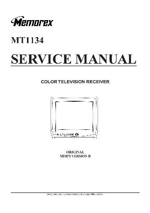 Сервисная инструкция Memorex MT1134 OEC7091B ― Manual-Shop.ru