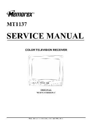 Сервисная инструкция Memorex MT1137 OEC7073A ― Manual-Shop.ru