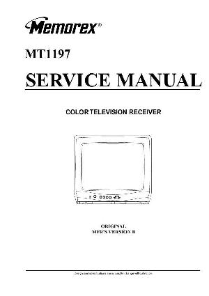 Сервисная инструкция Memorex MT1197 ― Manual-Shop.ru
