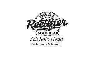 Schematic Mesa Boogie DUAL RECTIFIER 3CH SOLO HEAD ― Manual-Shop.ru