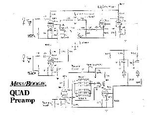 Schematic Mesa Boogie QUAD PREAMP ― Manual-Shop.ru